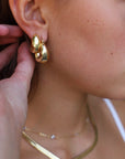 Coco Chunky Hoop Earrings Earrings Katie Waltman Jewelry