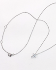 Classic Prong Cross Necklace