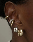 Petite Sofie Volume Hoops | Silver