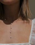 Ellie Pearl Drop Necklace