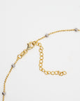 Two-Tone Station Beads Necklace