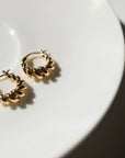 Flora Hoops | Gold