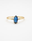 Sapphire CZ Marquise Ring