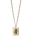 Figaro Rectangle Snake Necklace