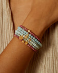Inner Light Lotus Bracelet | Rhodonite
