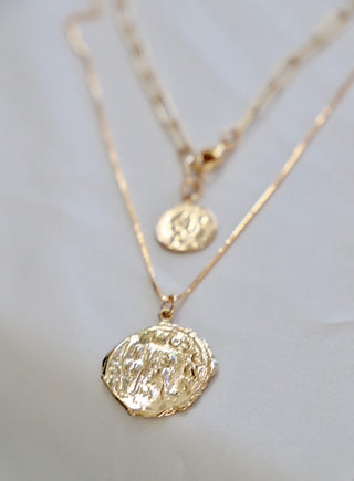Veda Large Coin Necklace Necklaces Katie Waltman Jewelry   