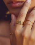 Rose Wide Ring