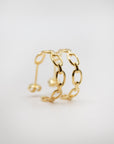 Link Hoop Earrings