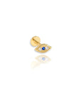 Evil Eye Cartilage Flat Back Earring | Single