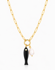 Fortuna Colette Necklace | Black Onyx