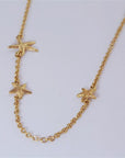 Starfish Family Short Necklace