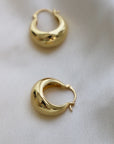 Coco Chunky Hoop Earrings Earrings Katie Waltman Jewelry