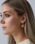 Wax Seal Huggie Earring Earrings Katie Waltman Jewelry