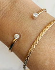 Swarovski Hammered Cuff
