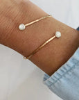 Mother of Pearl Wrap Cuff