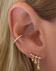 Waterfall Chain Drop Earrings