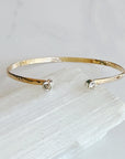 Swarovski Hammered Cuff