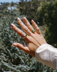 Bene CZ Dome Ring