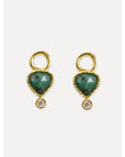 Colette Charm Huggie Earrings