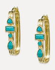 Berber Hoops | Turquoise