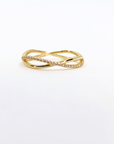 Pave Twist Ring
