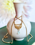 Odyssey Necklace | Aqua Chalcedony
