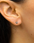 Staple Studs | Silver