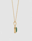Deco Necklace | Green Onyx