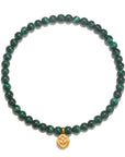 Lotus Charm Bracelet | Malachite
