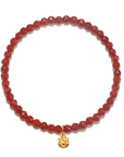 Ganesha Charm Bracelet | Carnelian