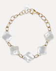 Square Helios Bracelet | Mother of Pearl