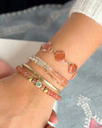 Square Helios Bracelet | Mother of Pearl