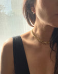 Mini Lea Link Huggies Earrings P&K