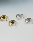 Chubby Hoop Studs | 10K