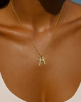 Double Cross Necklace