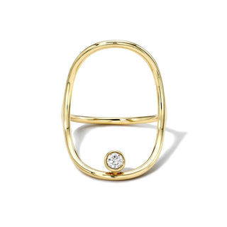 Diamond Continuity Ring | 14K Gold