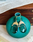 Odyssey Earrings | Green Quartz