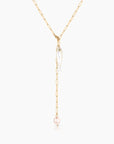 Fortuna Lariat Necklace | Mother of Pearl
