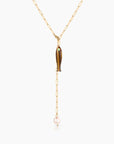 Fortuna Lariat Necklace | Tiger's Eye