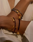 Intentional Journey Gemstone Lotus Bracelet