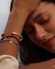 Intentional Journey Gemstone Lotus Bracelet
