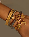 Intentional Journey Gemstone Lotus Bracelet