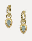 Ellis Charm Huggie Earrings