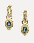 Ellis Charm Huggie Earrings
