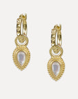 Ellis Charm Huggie Earrings