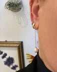 Tiny Bubble Huggie Hoops