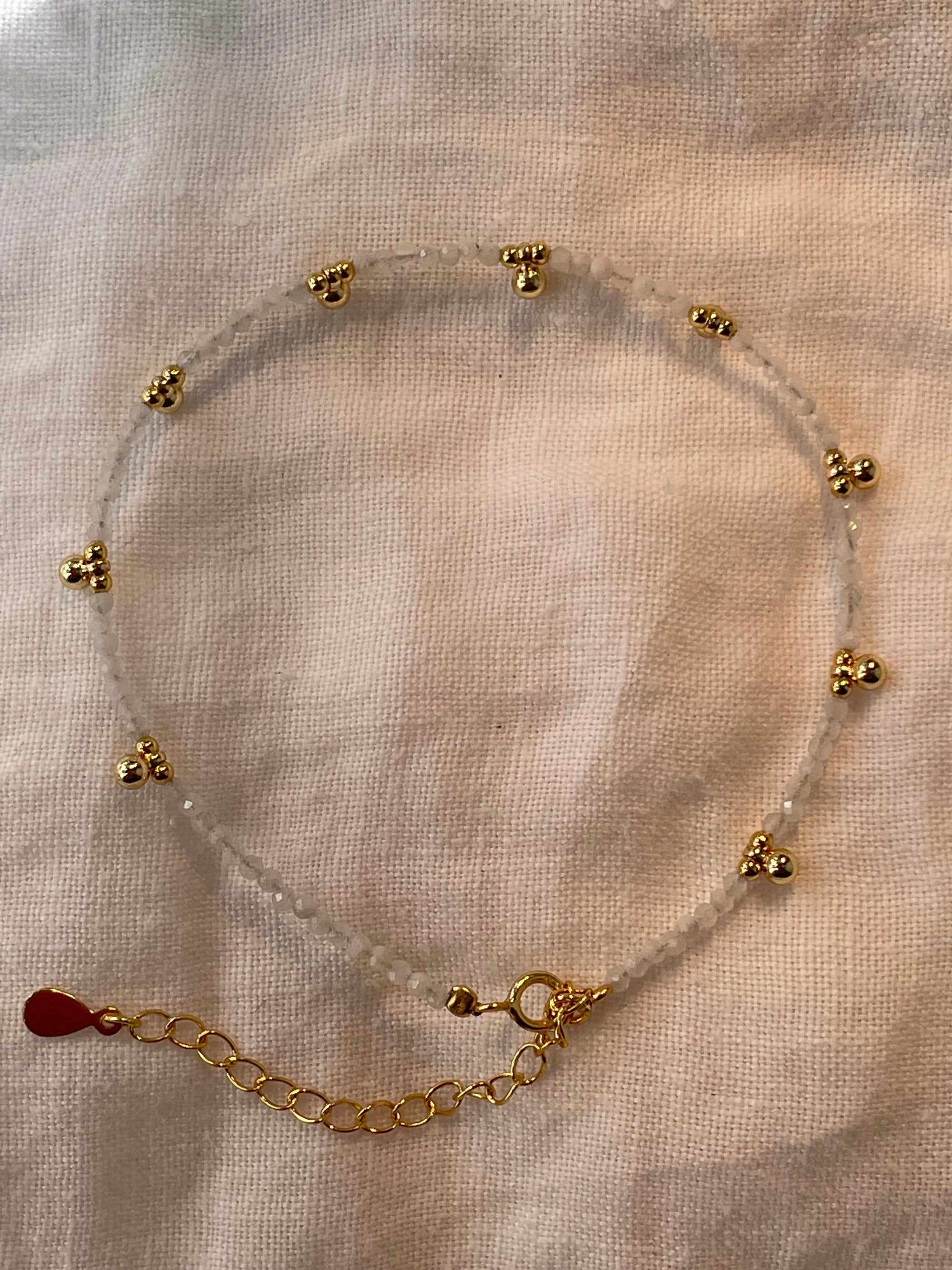 Khaya Beaded Gem Bracelet Bracelets P&K Moonstone