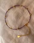 Khaya Beaded Gem Bracelet Bracelets P&K Amethyst