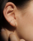 Colorful CZ Huggies | 10K