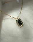 Figaro Rectangle Snake Necklace